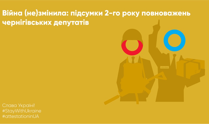 Війна (не)змінила: підсумки 2-го року повноважень чернігівських депутатів