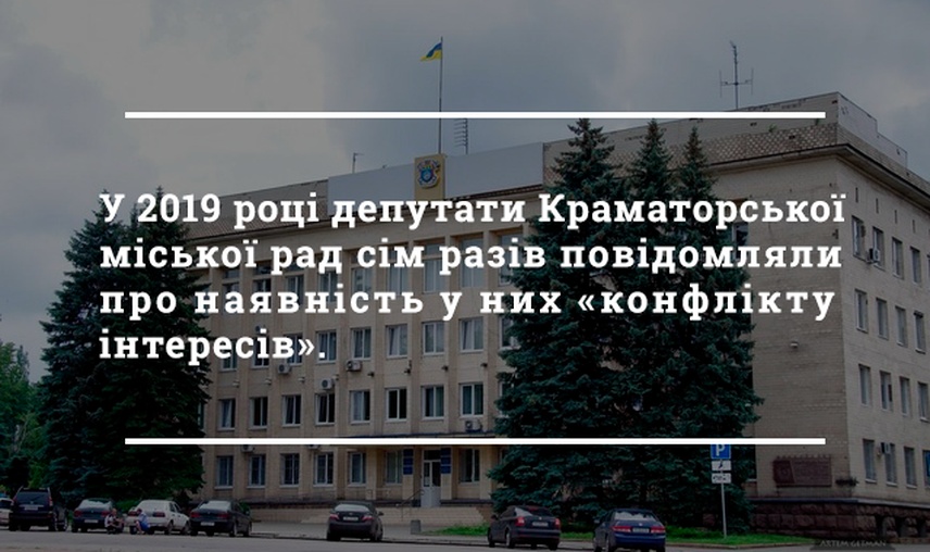 Хто з депутатів Краматорської міської ради заявляв про конфлікт інтересів під час пленарних засідань