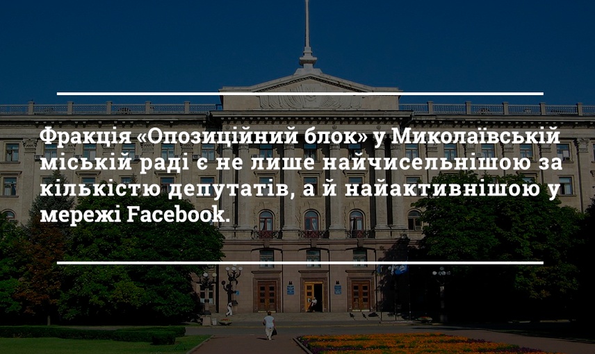 Як використовують мережу  Facebook для спілкування з виборцями депутати Миколаївської міської ради?