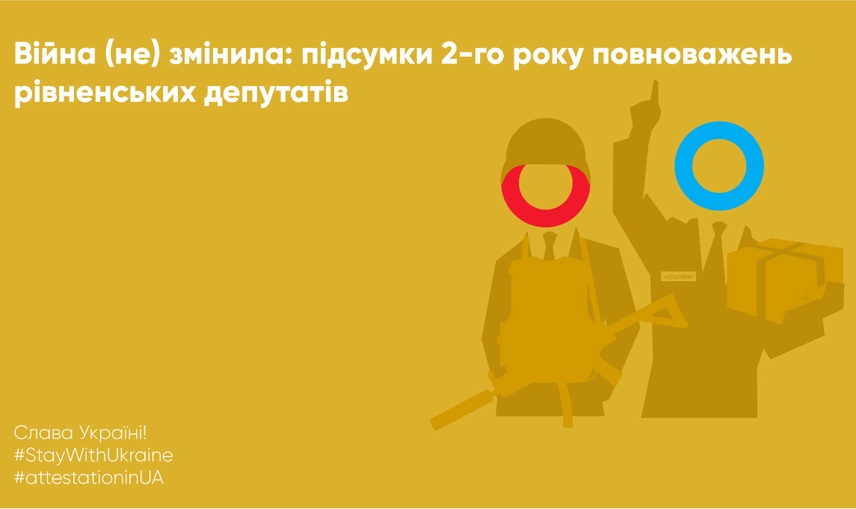 Війна (не) змінила: підсумки 2-го року повноважень рівненських депутатів