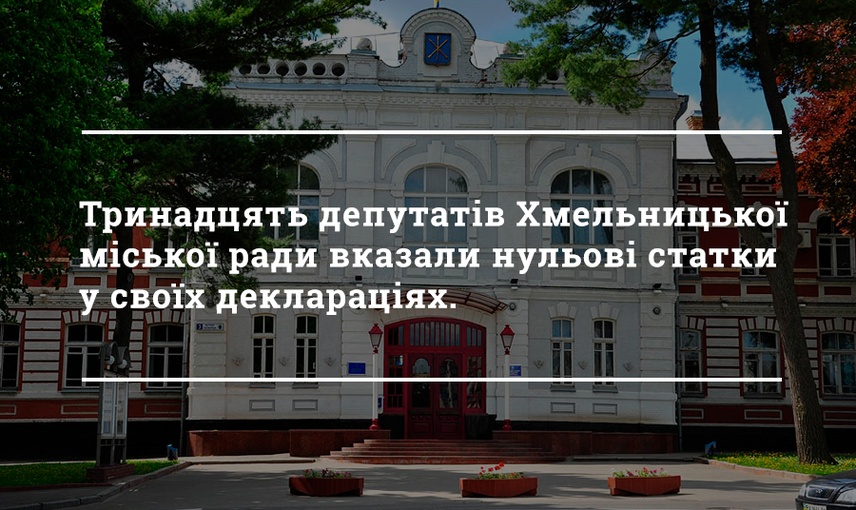 Хто з депутатів Хмельницької міської ради найбагатший: аналіз декларацій за 2018 рік