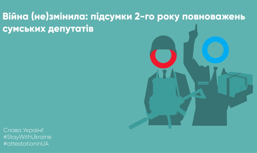 Війна (не)змінила: підсумки 2-го року повноважень сумських депутатів