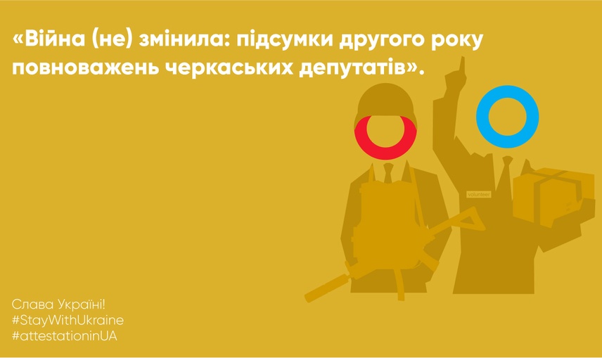 «Війна (не) змінила: підсумки другого року повноважень черкаських депутатів».