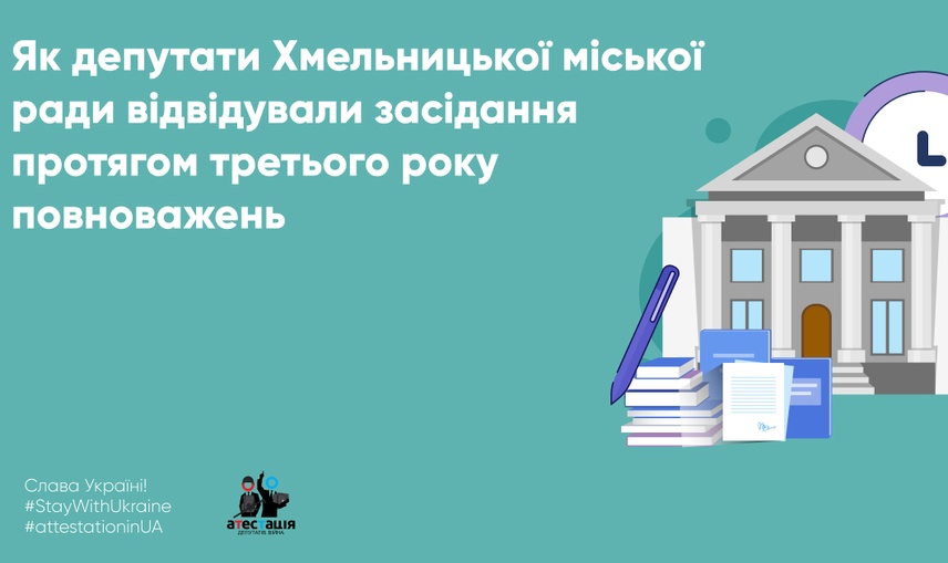 Як депутати Хмельницької міської ради відвідували засідання протягом третього року повноважень