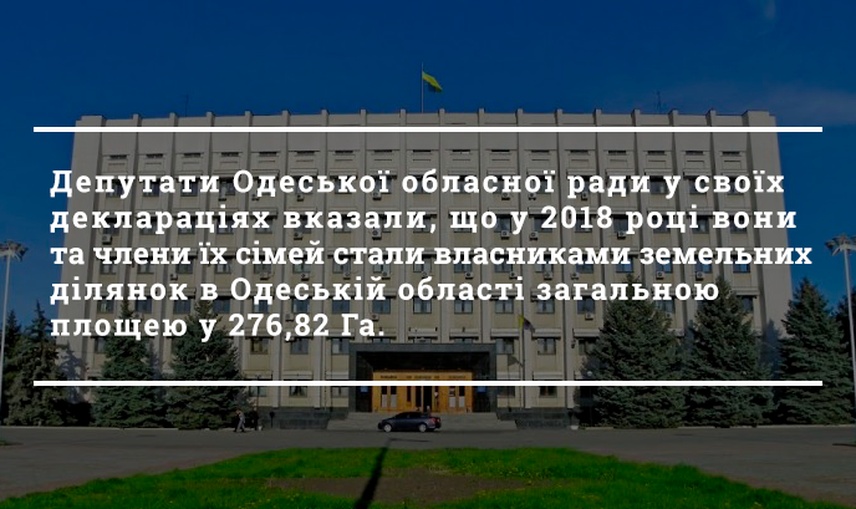 Електронні декларації за 2018 рік депутатів Одеської області